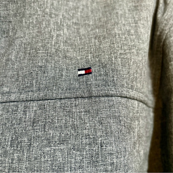 Tommy Hilfiger Men’s XL Gray Winter Jacket Water Resistant Full Zip Pockets - Picture 5 of 12